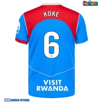 Camisa de Futebol Atletico Madrid Koke #6 Equipamento Alternativo 2025-26 Manga Curta